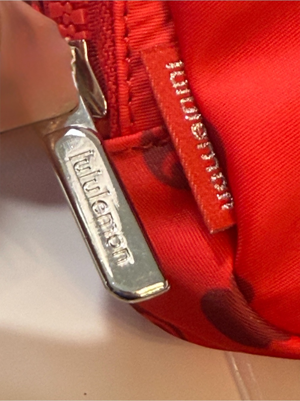 LULULEMON athletica Red Mickey Print Mini Fanny pack Belt Bag - Picture 9 of 16